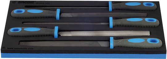 Unior 621083 Set Limes cu Mâner 5buc