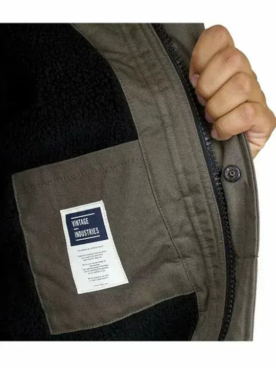 Vintage Industries Arbeitsjacke Kälte Grün