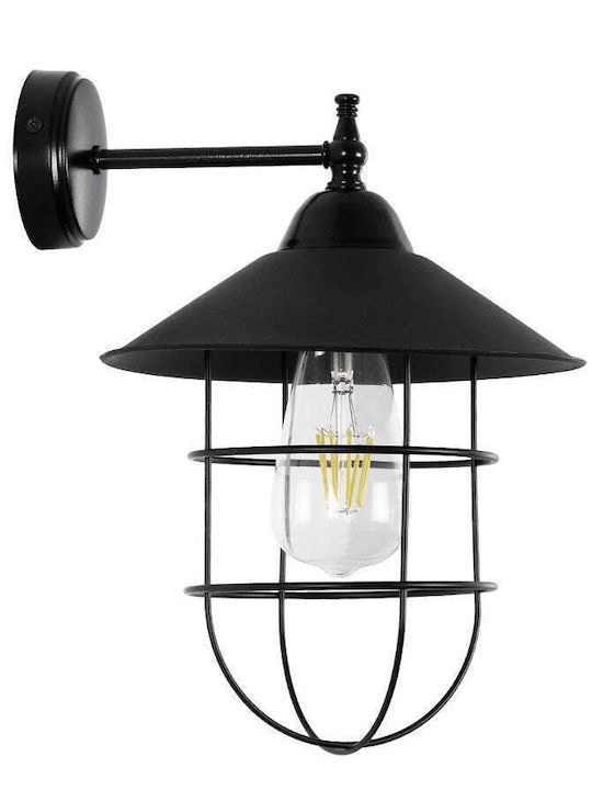 GloboStar Wall-Mounted Outdoor Lighting E27 IP20 22x25x30cm