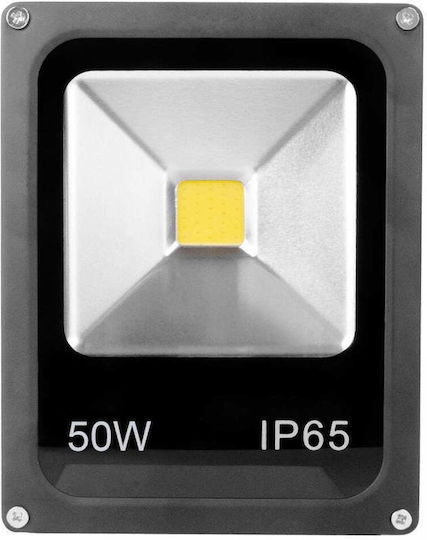 Στεγανός Προβολέας LED 50W Ψυχρό Λευκό 6000K IP65