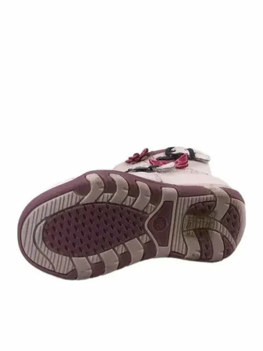 Leather Kids Boots White