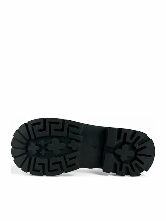 Anatomische Kinderstiefel mit Reißverschluss Schwarze