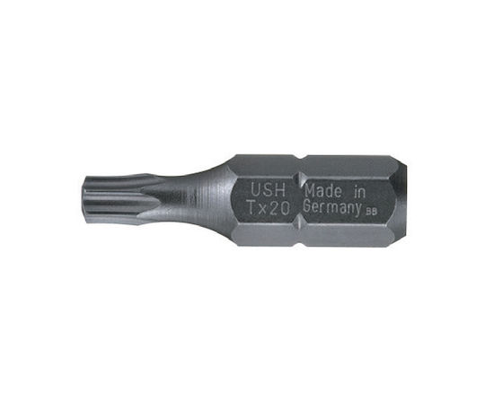 Biți Pentru Șurubelniță Hexagonali 1/4'' Din 3126 Tip C 6.3 Torx Tx 8 Profil
