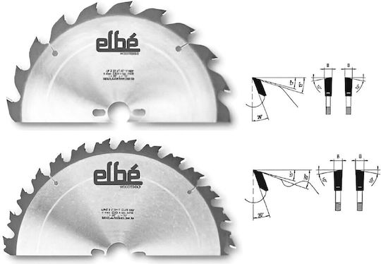 Cms Tipped Circular Saw Blade Alternate Tooth Sharpening 210x2.6x30 Z48