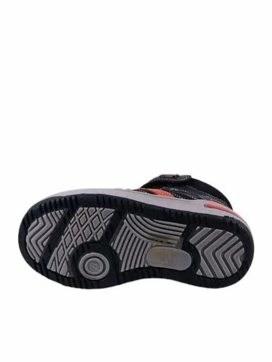 Leather Kids Boots Black