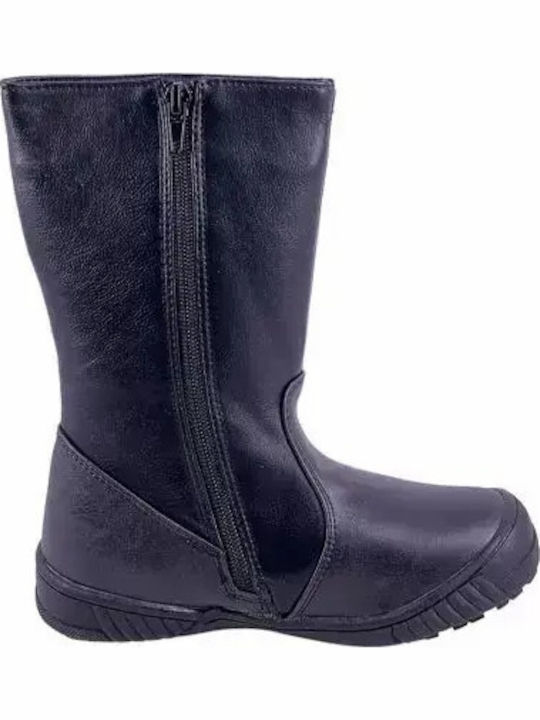 Kinderstiefel mit Reißverschluss Schwarze