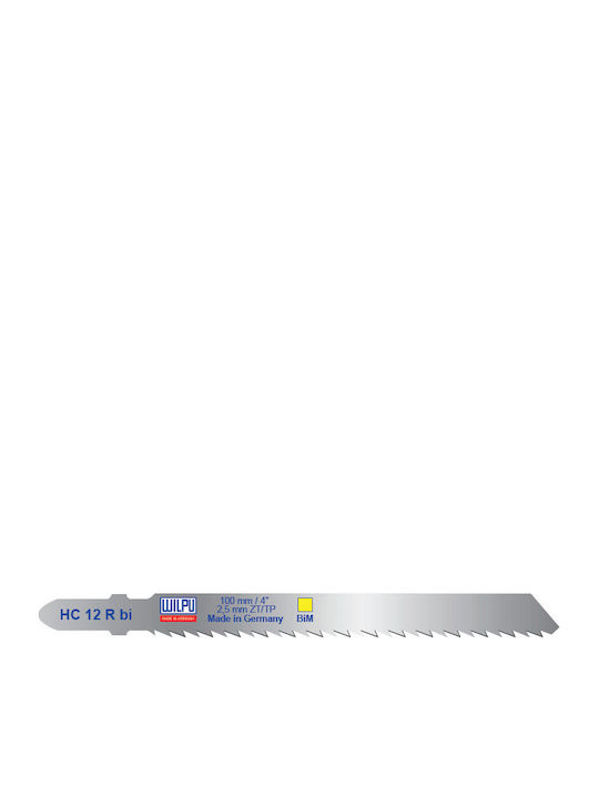 Lama Bi-metal Pentru Fierăstrău Vertical Cu Coada În T Lemn 5 Bucăți Dimensiune 100 X 7.8 X 1.27 Mm