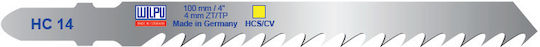 Hc 14 Hcs Cv Blade Vertical Saw T-shank Wood 5 Pieces Size 100 X 7.8 X 1.45 Mm