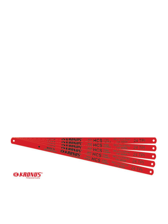 Set 5 Lame Pentru Fierăstrău Pendular Hcs Universal Utilizare Diy Dimensiune 300 Mm 13" Grosime 0.65 Pas Dinți 24 Tpi