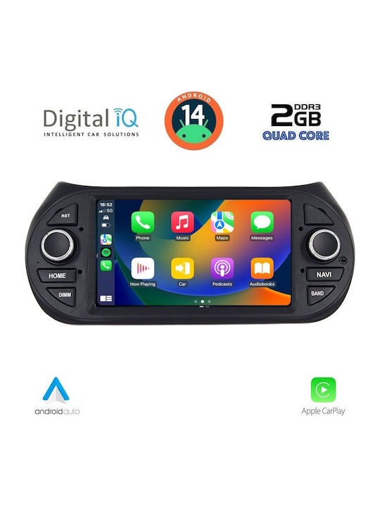 Digital IQ Автомобилна Аудио Система (Блутут/USB/WiFi/GPS/Apple-Carplay/Android-Auto) с Тъчскрийн 7"