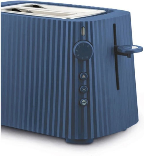 Alessi Plisse Prăjitor de pâine 2 sloturi 850W Albastru