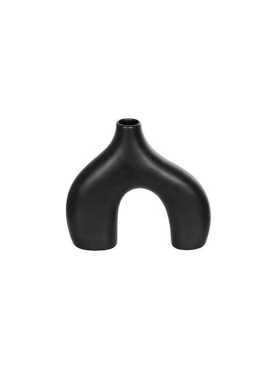 GloboStar Decorative Vase Toledo Black 6x27x24cm