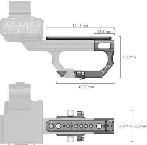 Комплект Разширителна Монтажна Плоча Sony Fx3 & Fx30 Xlr Дръжка