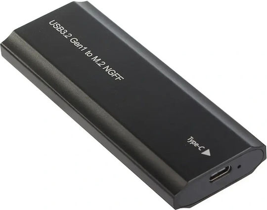 Verk Group Case for Hard Drive M.2 SATA III with Connection USB 3.1
