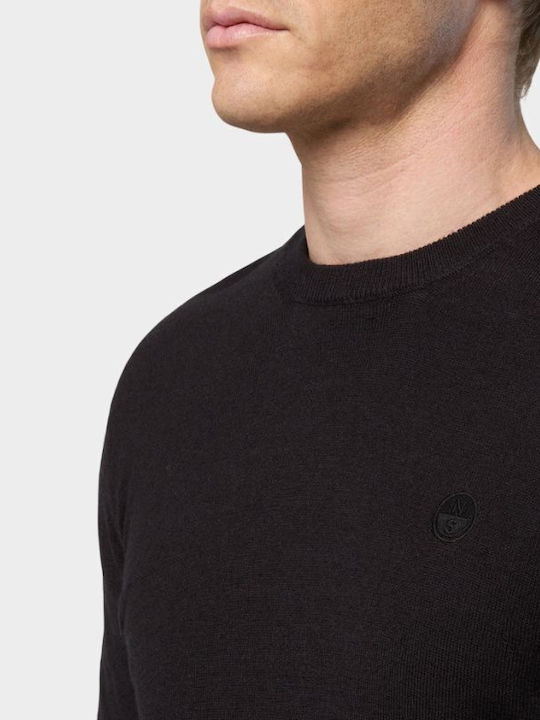 Langarm-Pullover Schwarz