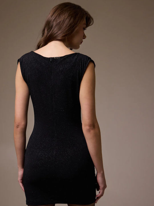 Sommer Mini Abendkleid Schwarz