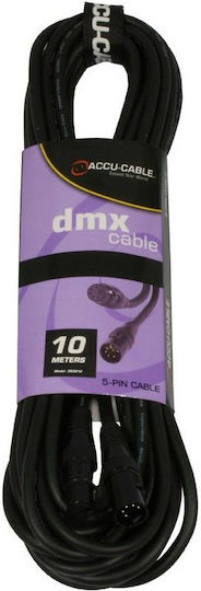 Accu-Cable Cable XLR female - Μαύρο 10m