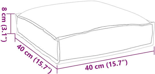 vidaXL Pernă De Canapea De Grădină Waterproof Multicolor 6 Bucăți 40x40 Cm