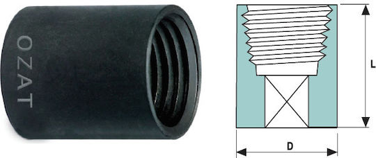 1/2'' Impact Socket Wrench Removing Studs Size 21.5