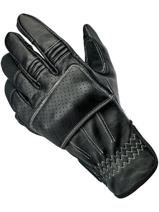 Biltwell Borrego Winter Men's Motorcycle Gloves Leather Black / Cement