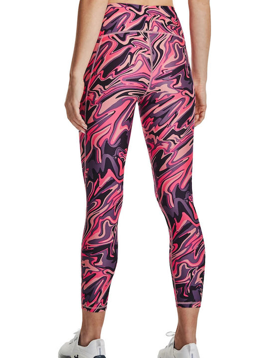 Heat Gear Training Women's Long Firming High Waist Leggings Posh Pink / Tux Purple
