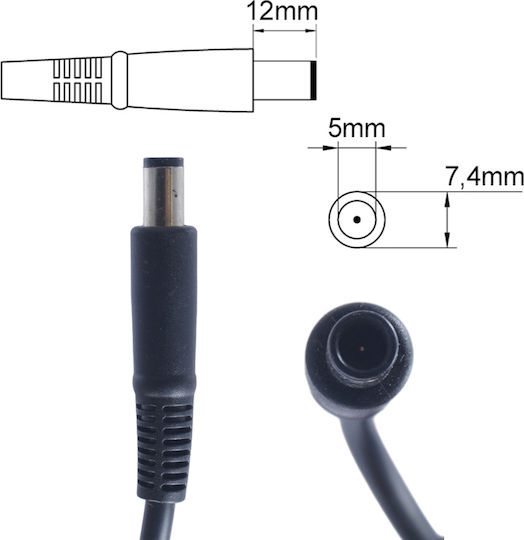 Laptop Charger 230W 19.5V 11.8A for Acer / Asus with Detachable Power Cable and with plug set