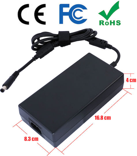 Laptop Charger 230W 19.5V 11.8A for Acer / Asus with Detachable Power Cable and with plug set