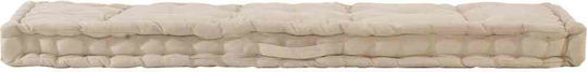 vidaXL Pernă pentru Bancă de Paletă Bej 2buc 40x120cm. 48673