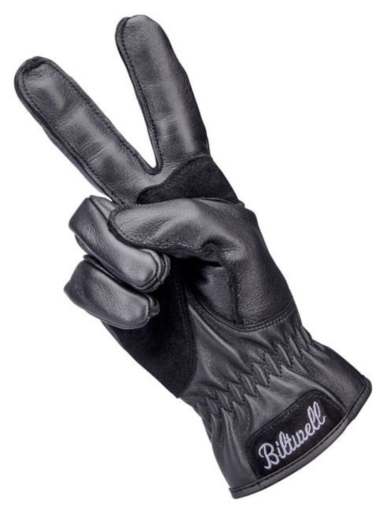 Biltwell Work 2.0 Men's Motorcycle Gloves Leather Black