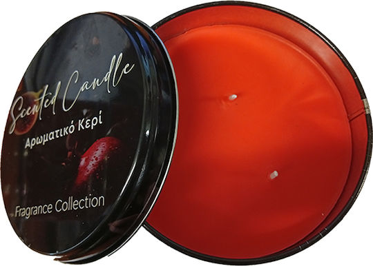 Erycandles Aromatic Candle in Metal Box with Strawberry Scent 600g
