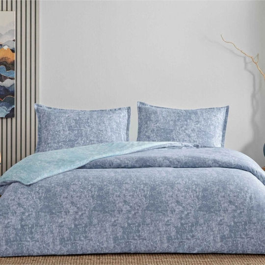 Tac Set Double 200x220 Shimmer Blue