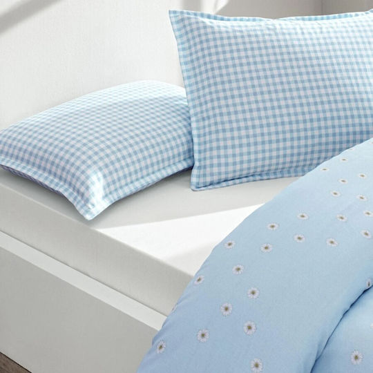 Tac Set Huse Pentru Pilote 100% Bumbac 200x220cm Dublu Cu 2 Fețe De Pernă & 1 Cearșaf Dorian