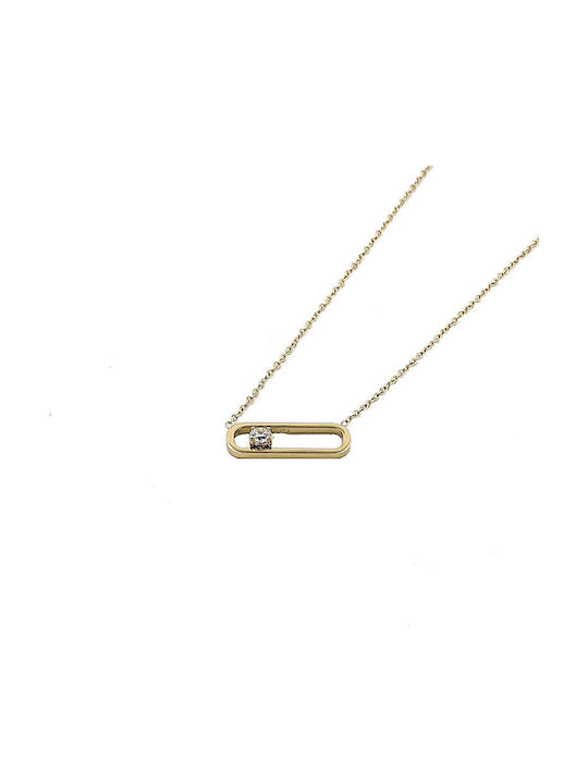 Fhs Jewlery Колиe от Златна Стомана