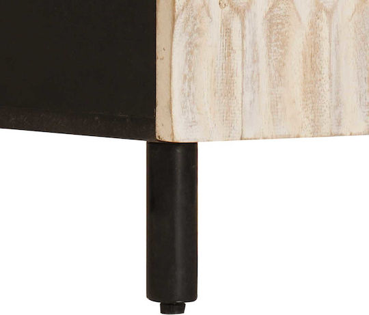 Sertar De Birou Din Lemn Alb 60x33.5x75cm