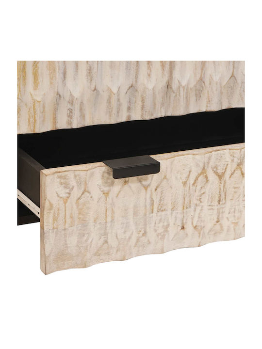 Drawers Storage Made of Metal & Wood L60xW33.5xH100cm