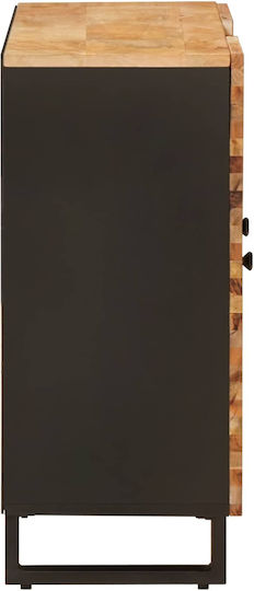 Cabinet Storage Made of Metal & Wood L90xW33.5xH75cm