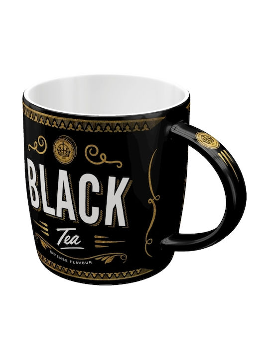 Nostalgic Art Keramiktasse Schwarz 330ml