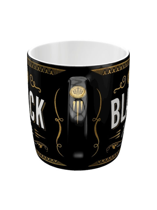 Nostalgic Art Keramiktasse Schwarz 330ml