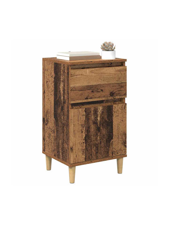 Sideboard Wooden with Drawers Old Wood 40x35x70cm