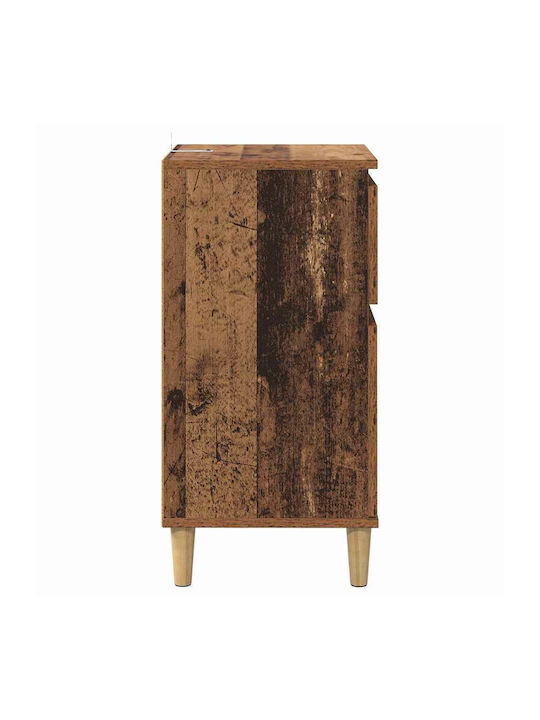 Sideboard Wooden with Drawers Old Wood 40x35x70cm