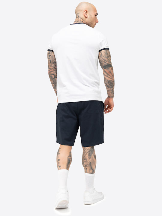 Maist T-Shirt Weiß Dunkelblau