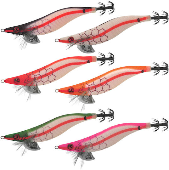 Seika Squid Jigs Luna Rossa Deep #3.0 Neagră