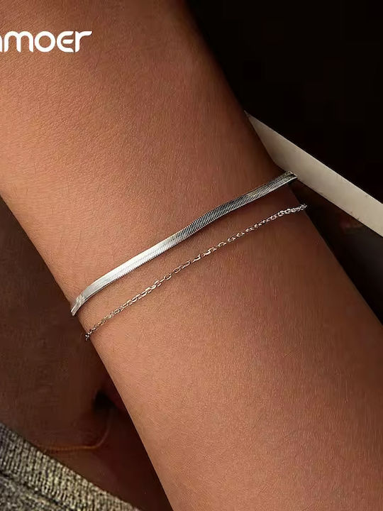 Bamoer Damen Armband Aus Silber
