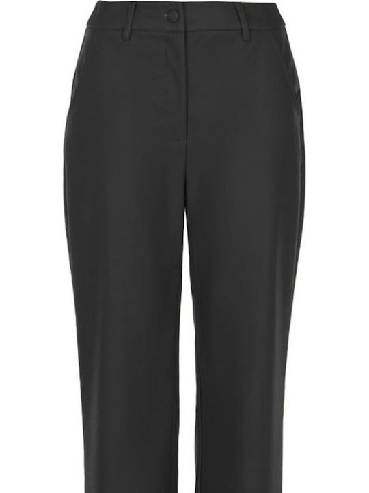 Women's Fabric Trousers Black