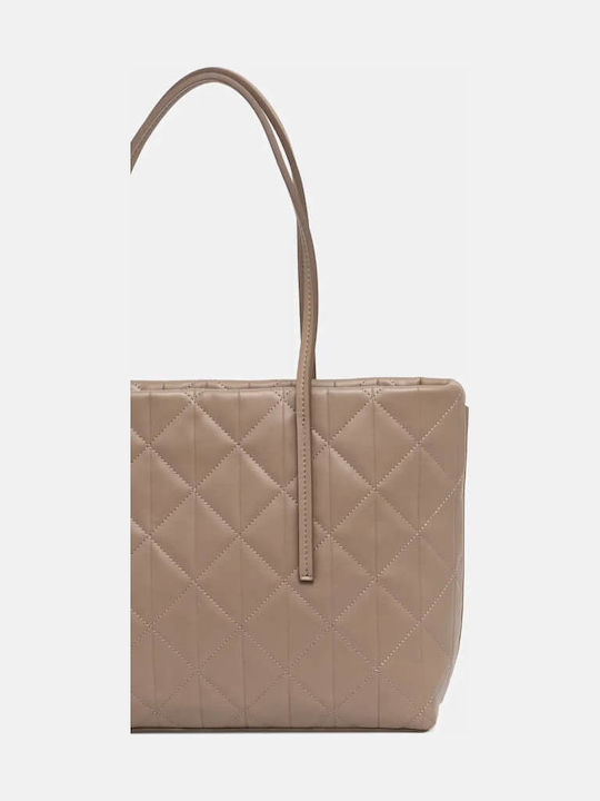 Geantă Tote Dama Taupe