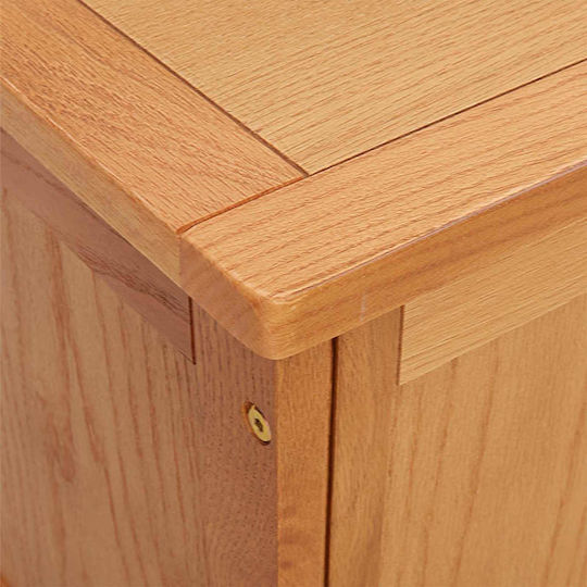 vidaXL Μπαούλο Ξύλινο 90x45x45εκ. Μπεζ