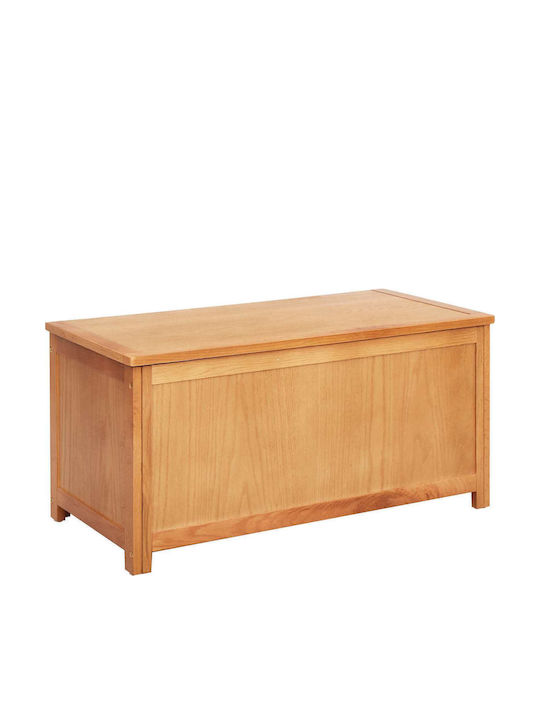 vidaXL Dekorative Truhe Hölzernes Beige 90x45x45cm