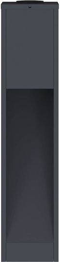 vidaXL Set 2 Solarleuchten Warmes Weiß mit Fotokontakt 18cmx18cmx80cmcm