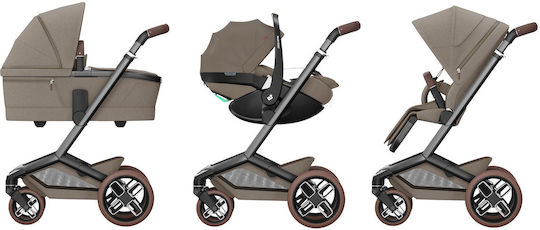 Maxi-Cosi Fame Twillic Adjustable 2 in 1 Baby Stroller Suitable for Newborn Truffle 13.5kg