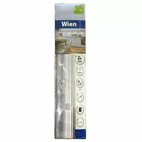 LED Лампа За Монтаж Под Шкаф Hi Lite Wien 3663772 52см 650 Лм 8W Енергиен Клас A+ 4000K Бяла С Превключвател